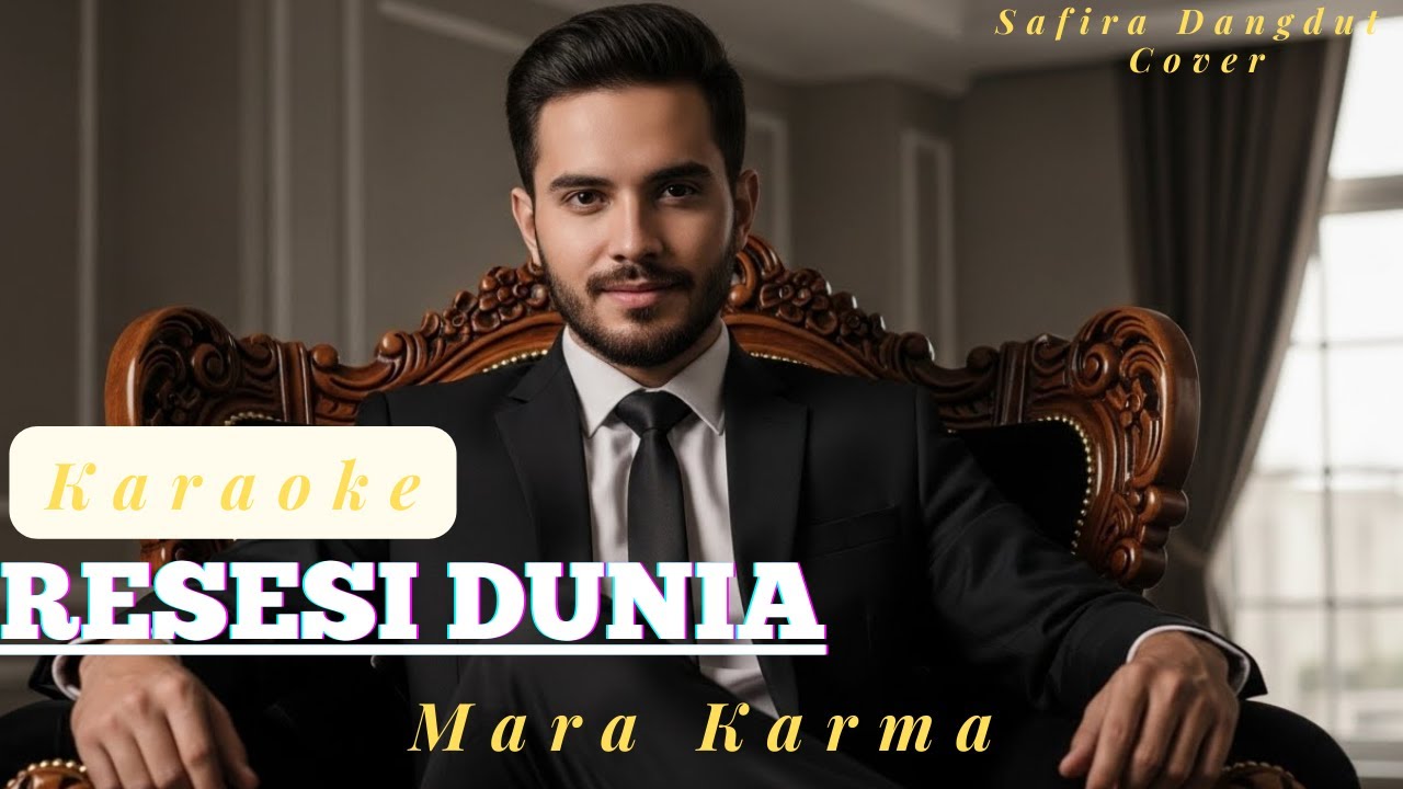 “KARAOKE Resesi Dunia – Mara Karma | Minus One Dangdut | Safira Dangdut Official”