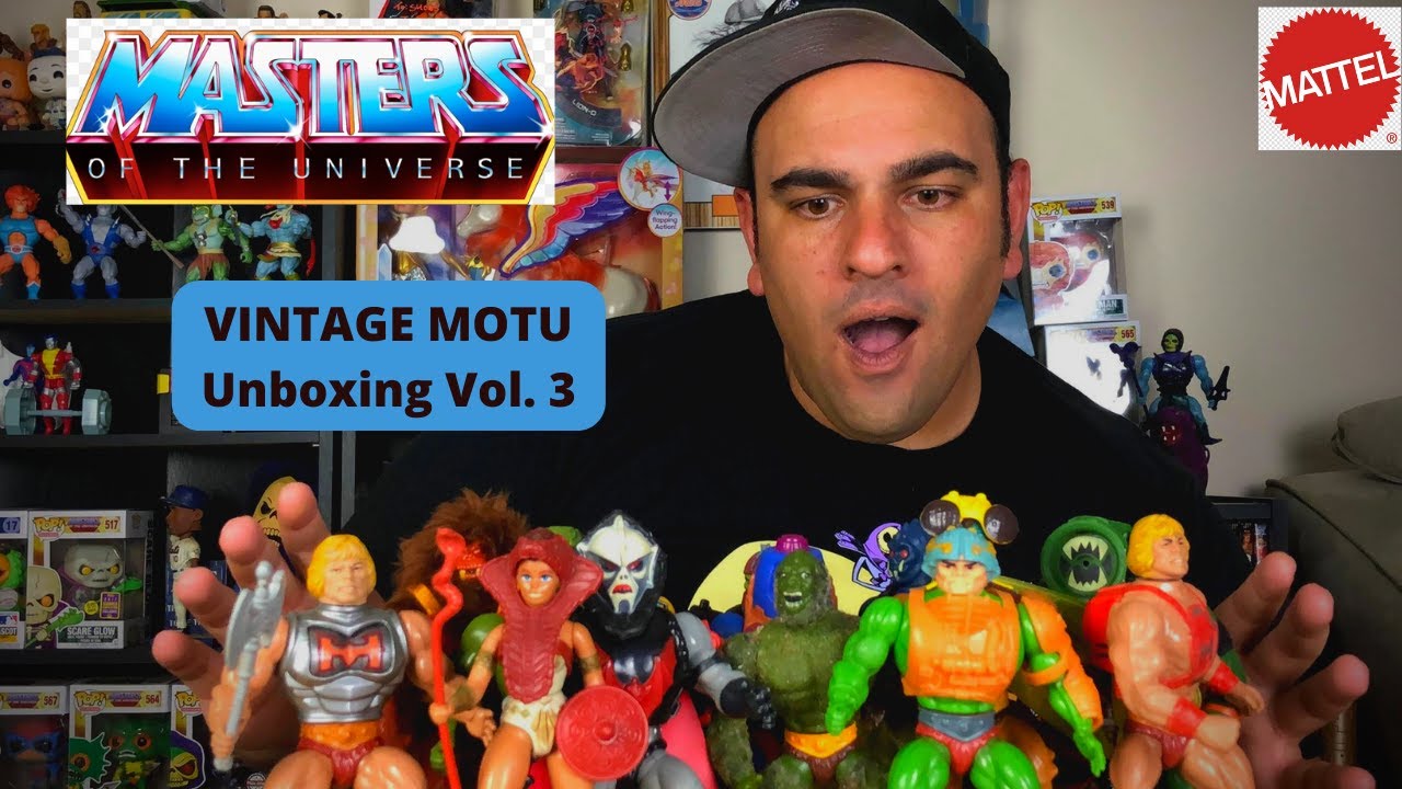 Vintage He-Man & Masters of the Universe MOTU Action Figures 80s Toys Unboxing Vol. 3