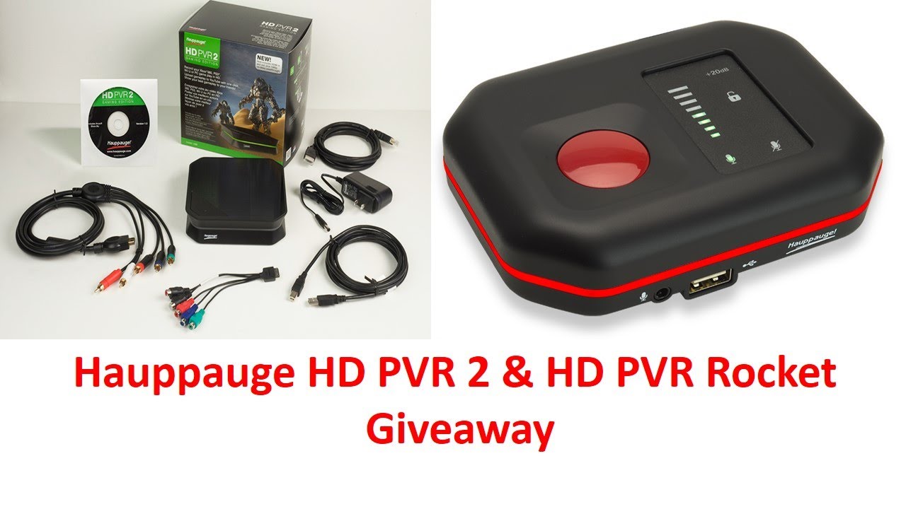 Hauppauge HD PVR 2 & HD PVR Rocket Giveaway