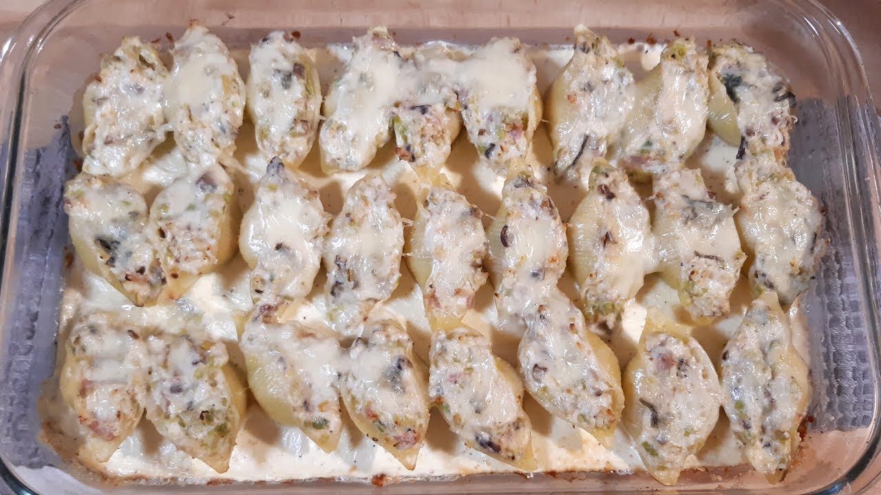 Conchiglioni farcis à la ricotta et au prosciutto 🇮🇹 #372