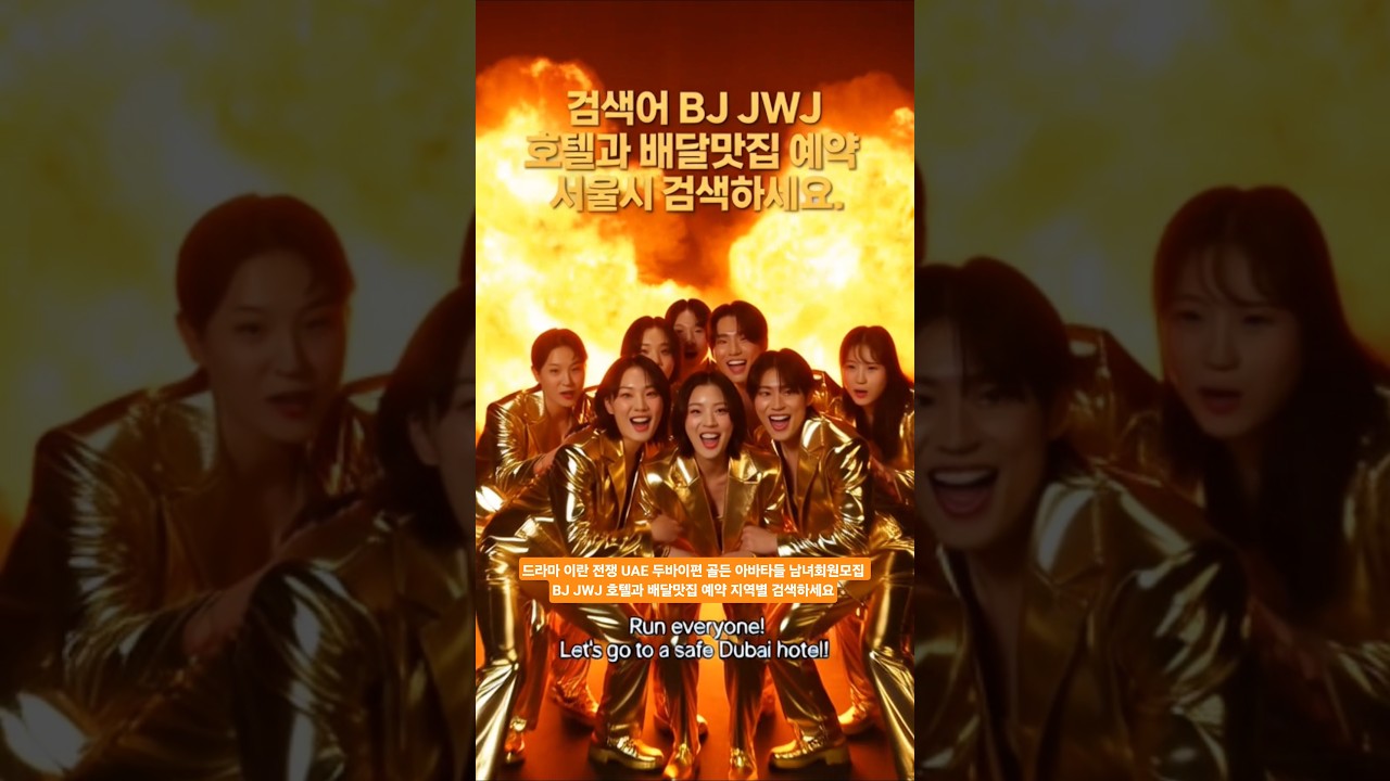 드라마 이란 전쟁 UAE 두바이편 골든 아바타들 남녀회원모집 BJ JWJ 호텔과 배달맛집 예약 지역별 검색하세요 #drama
