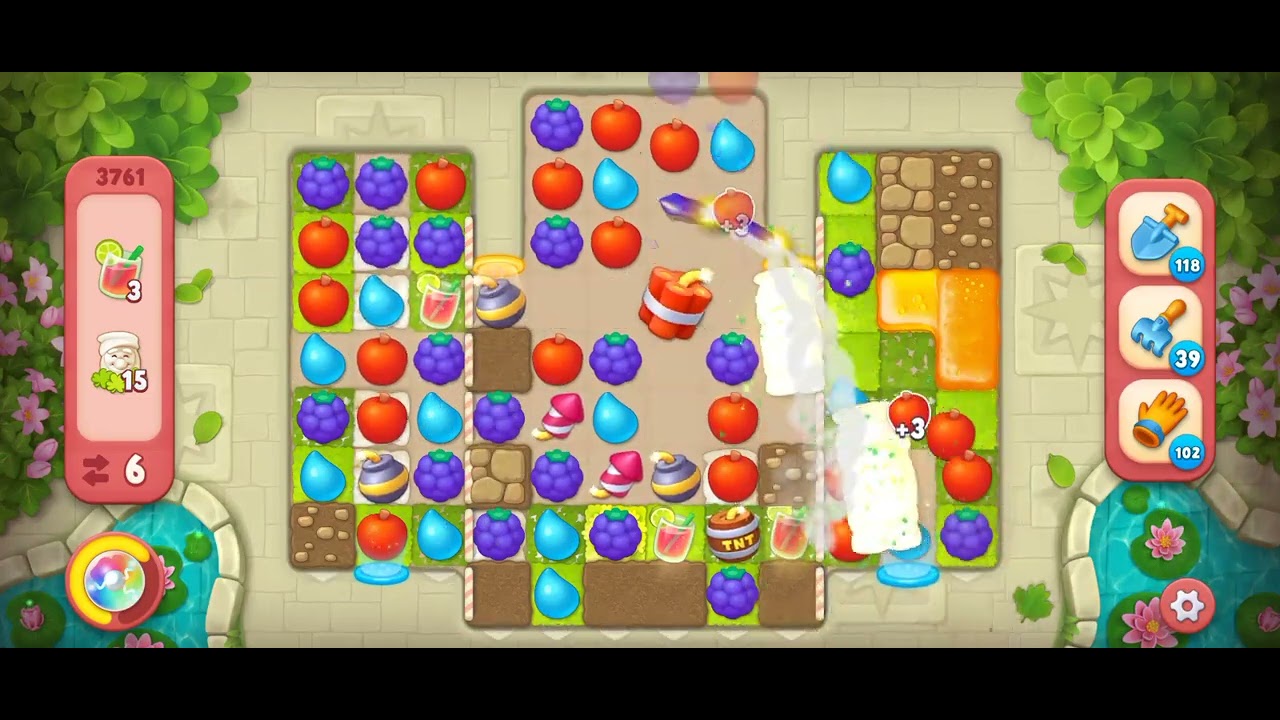 Gardenscapes Level 3761 [Hard Level] #gardenscapesgameplay #tranding #androidgamesplay #viralvideo