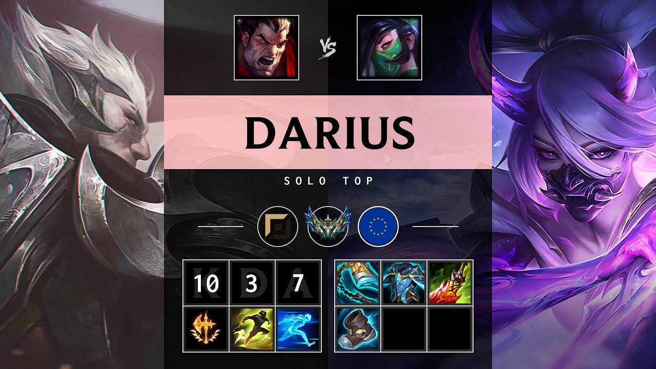 Darius Top vs Akali - EUW Challenger Patch 25.13