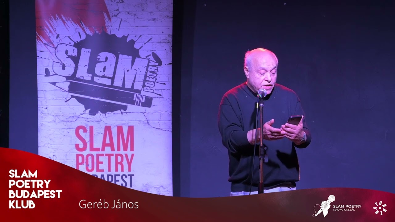 Geréb János - Slam Poetry Budapest Klub - 2025. szeptember - III.helyezett