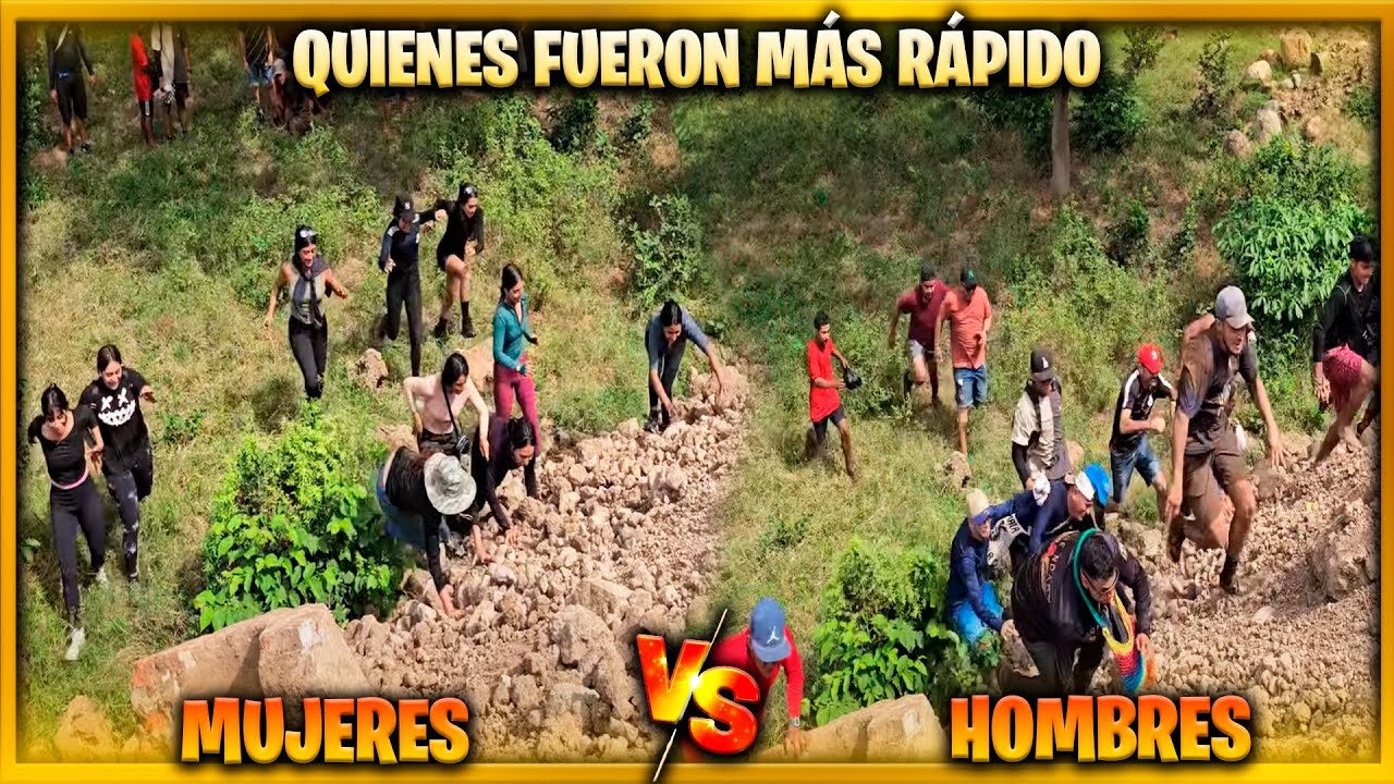 Quienes fueron más rápido para escalar, las mujeres o los hombres. Los Bichos consiguieron $100