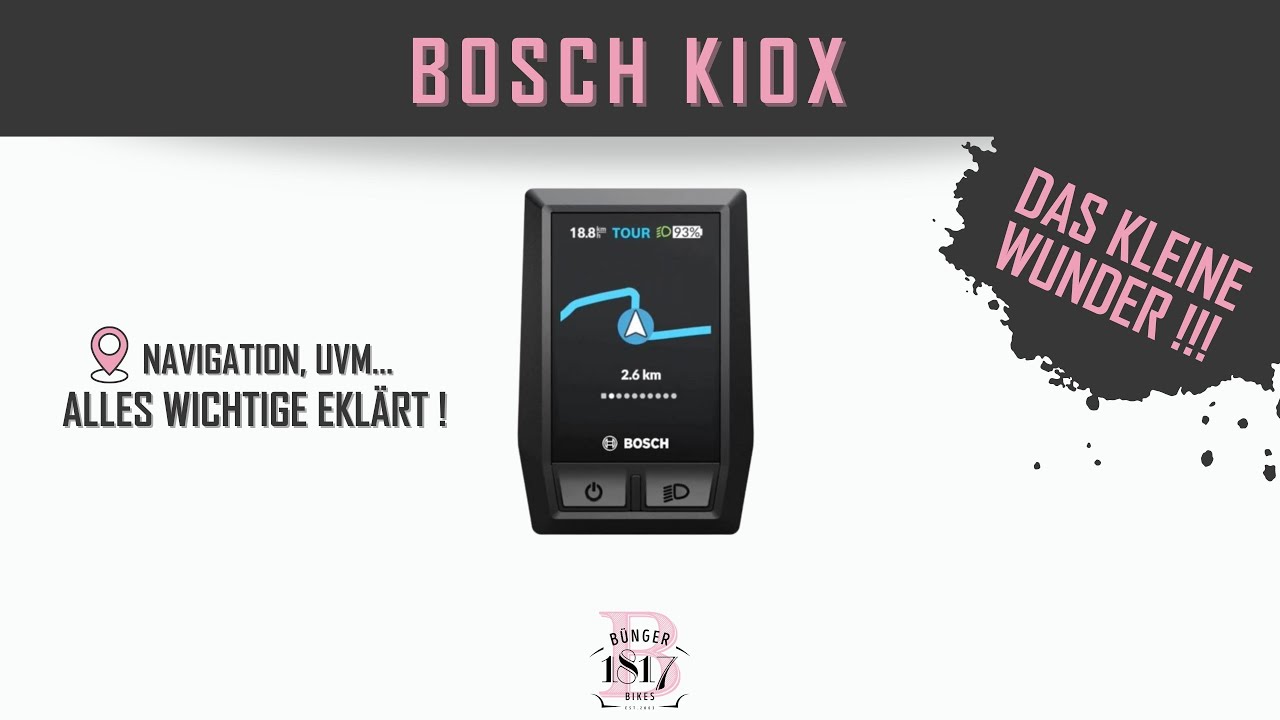 BOSCH KIOX Display - Alle wichtigen Funktionen erklärt!