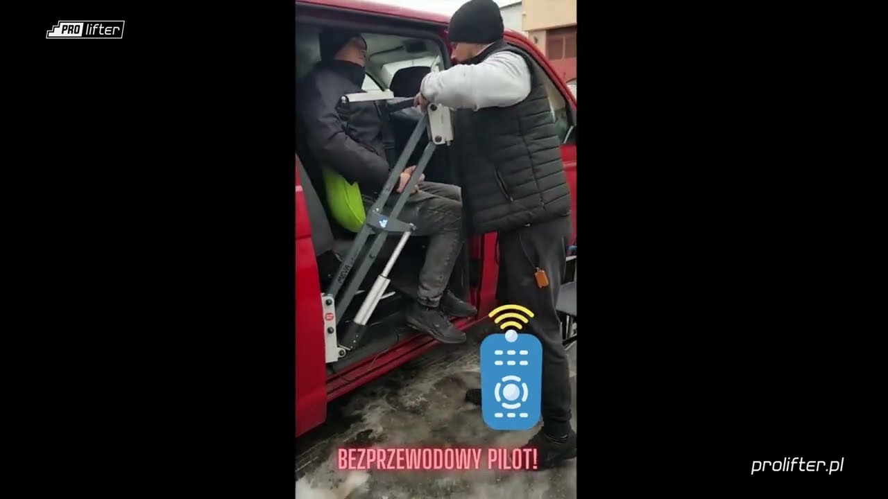 Podnośnik do samochodu dla osób niepełnosprawnych MEVA LIFTER CAR