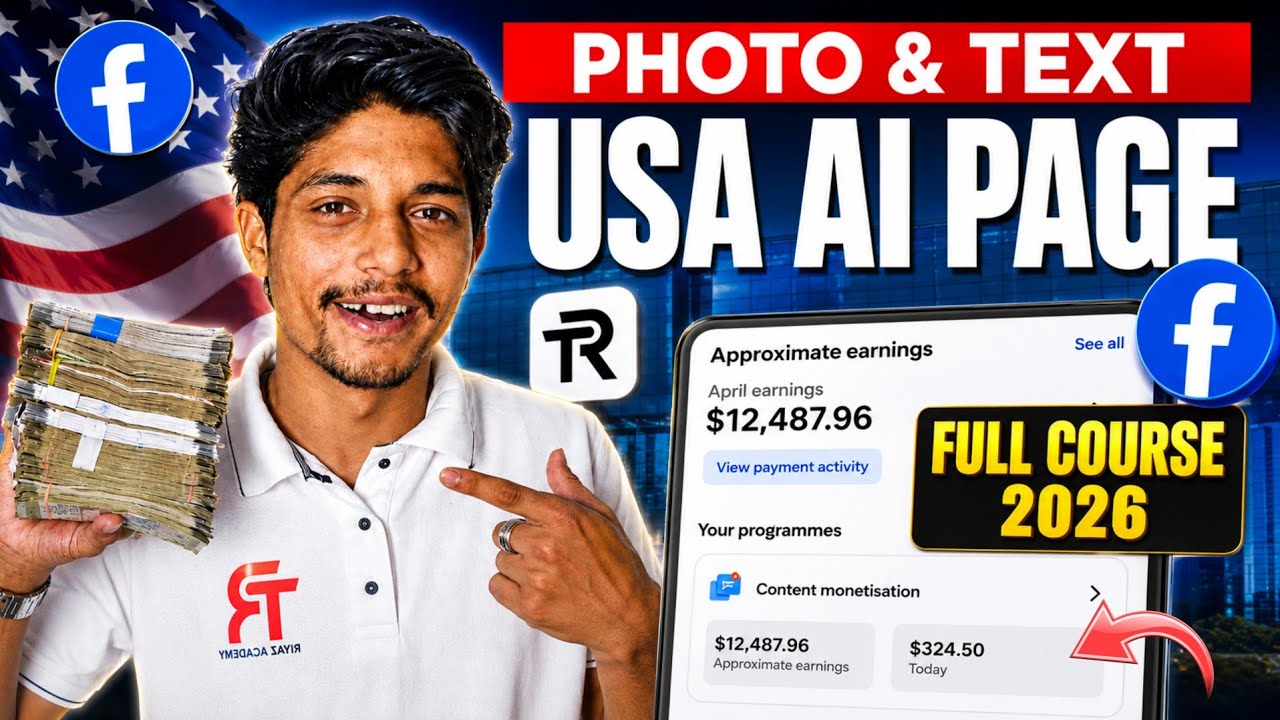 🔥 USA Facebook AI Photo & Text Full Course 2026 | Complete A to Z Guide