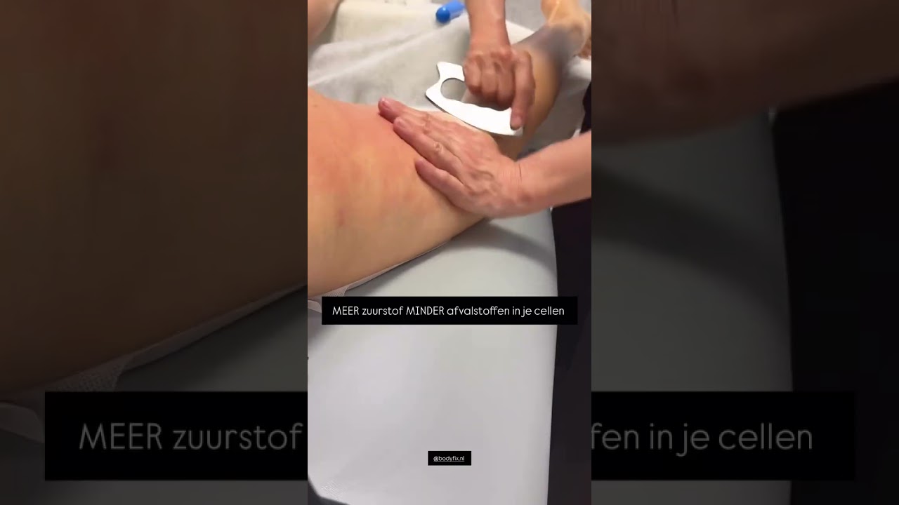 Victoria Koblenko ondergaat een Bindweefsel Massage (bnertjes.nl)