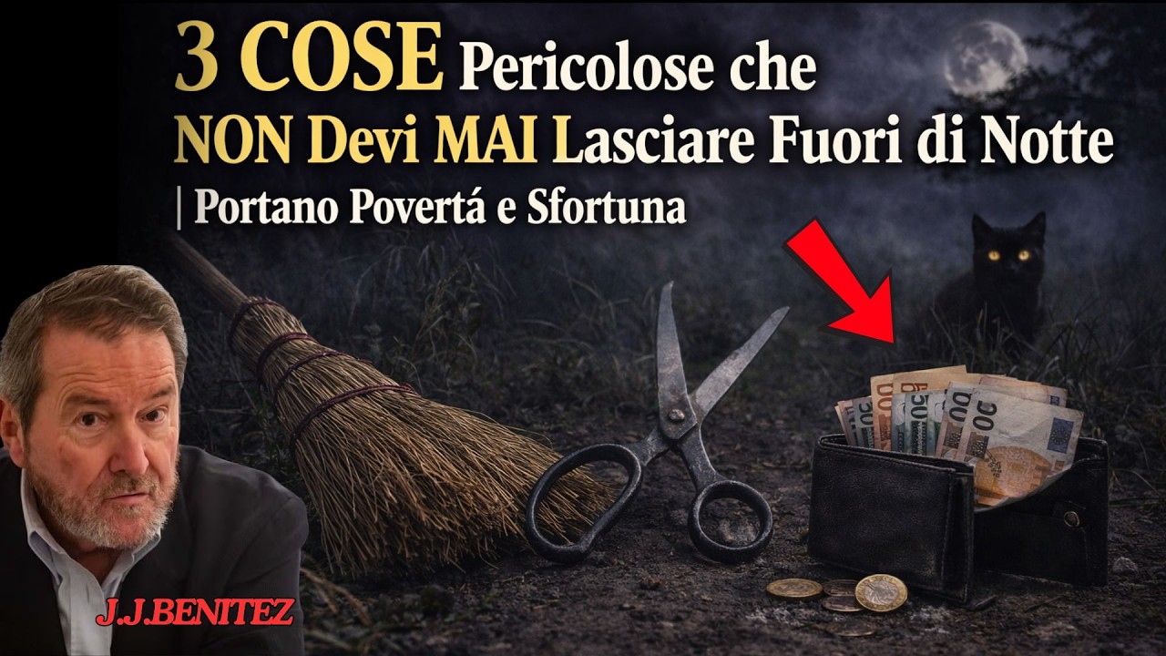 3 COSE Pericolose che NON Devi MAI Lasciare Fuori di Notte, Portano Povert&agrave; e Sfortuna| J.J. Benitez
