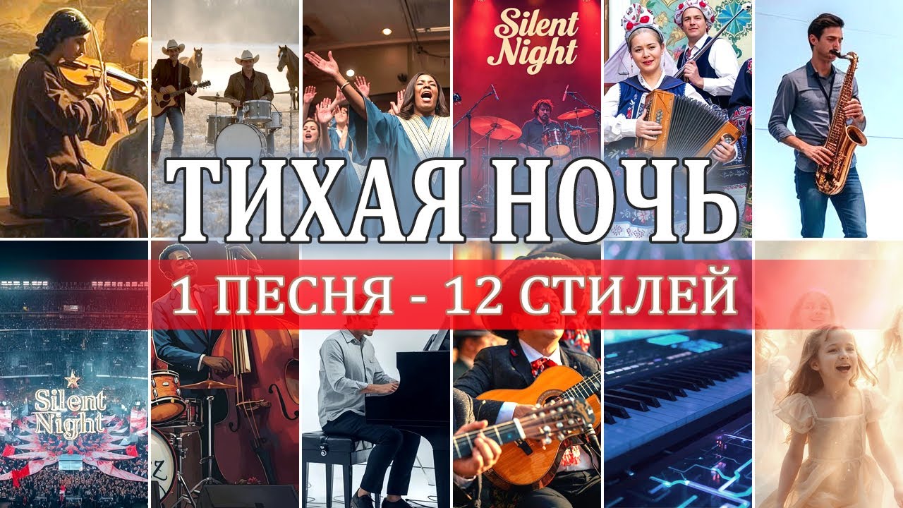 Тихая Ночь | Одна песня -  12 стилей