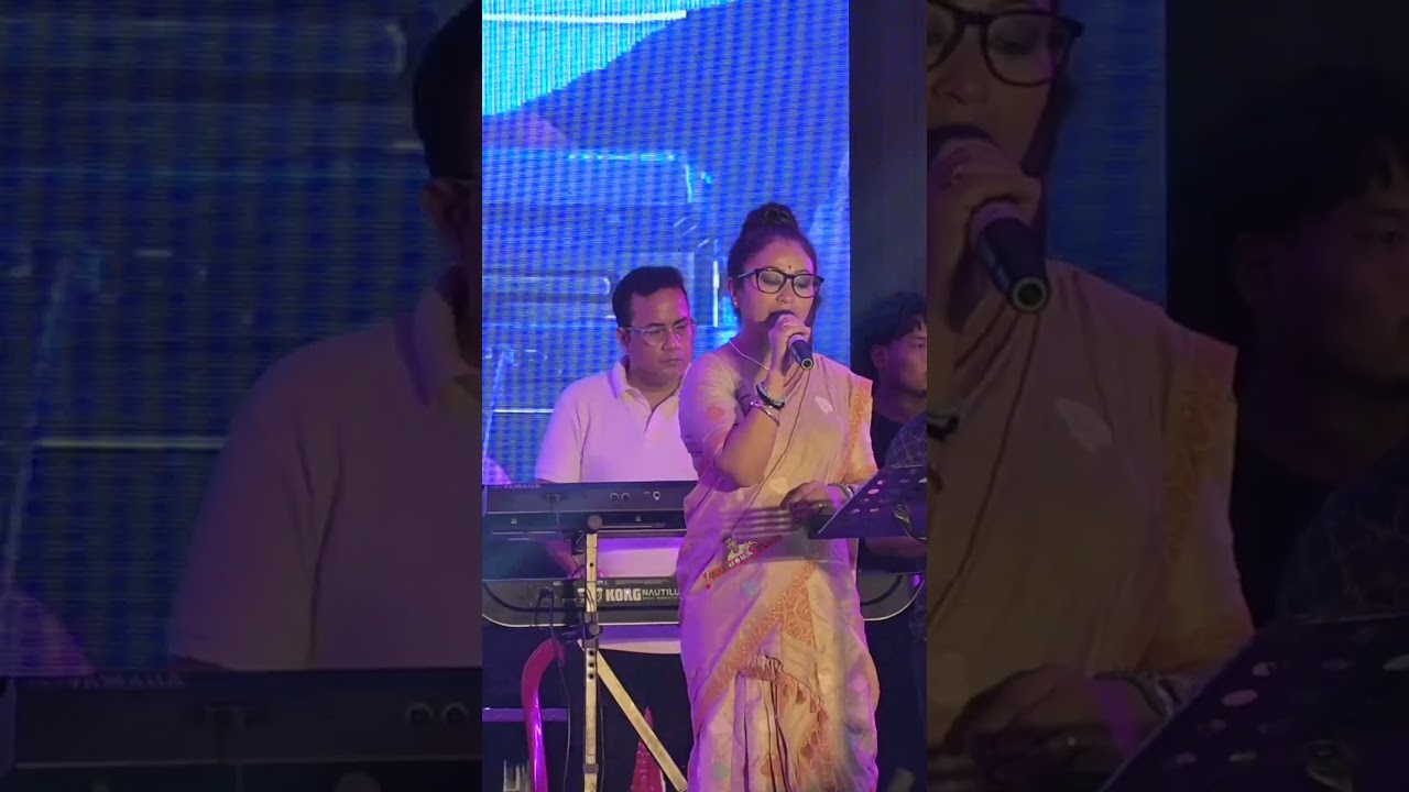 Garima Garg Saikia live performances Dhaligaon Refinery #reels #shorts #tranding