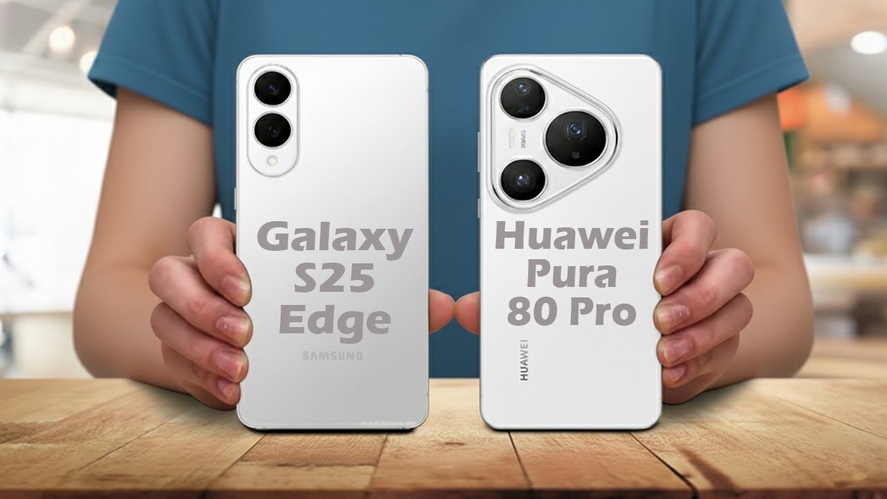 Samsung Galaxy S25 Edge против Huawei Pura 80 Pro
