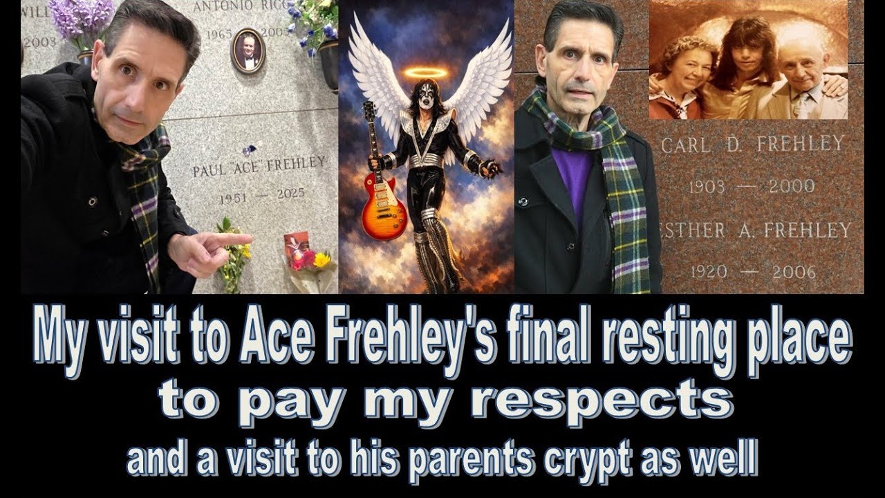 My visit to Ace Frehley's final resting place, to pay my respects. And a visit to his parent's crypt