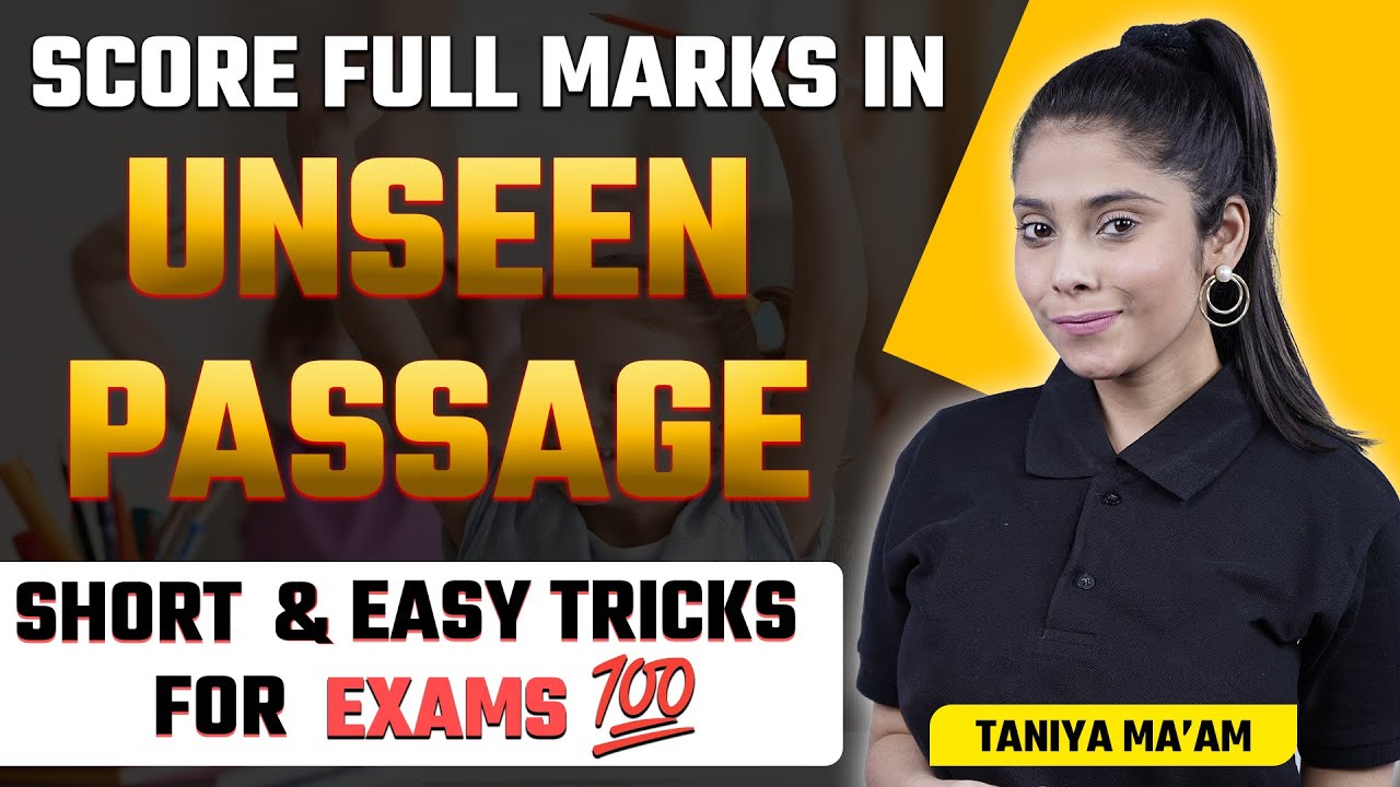 Unseen Passage Tips&Tricks in Hindi | English | Unseen Passage को SOLVE करने के लिए सबसे आसान तरीके