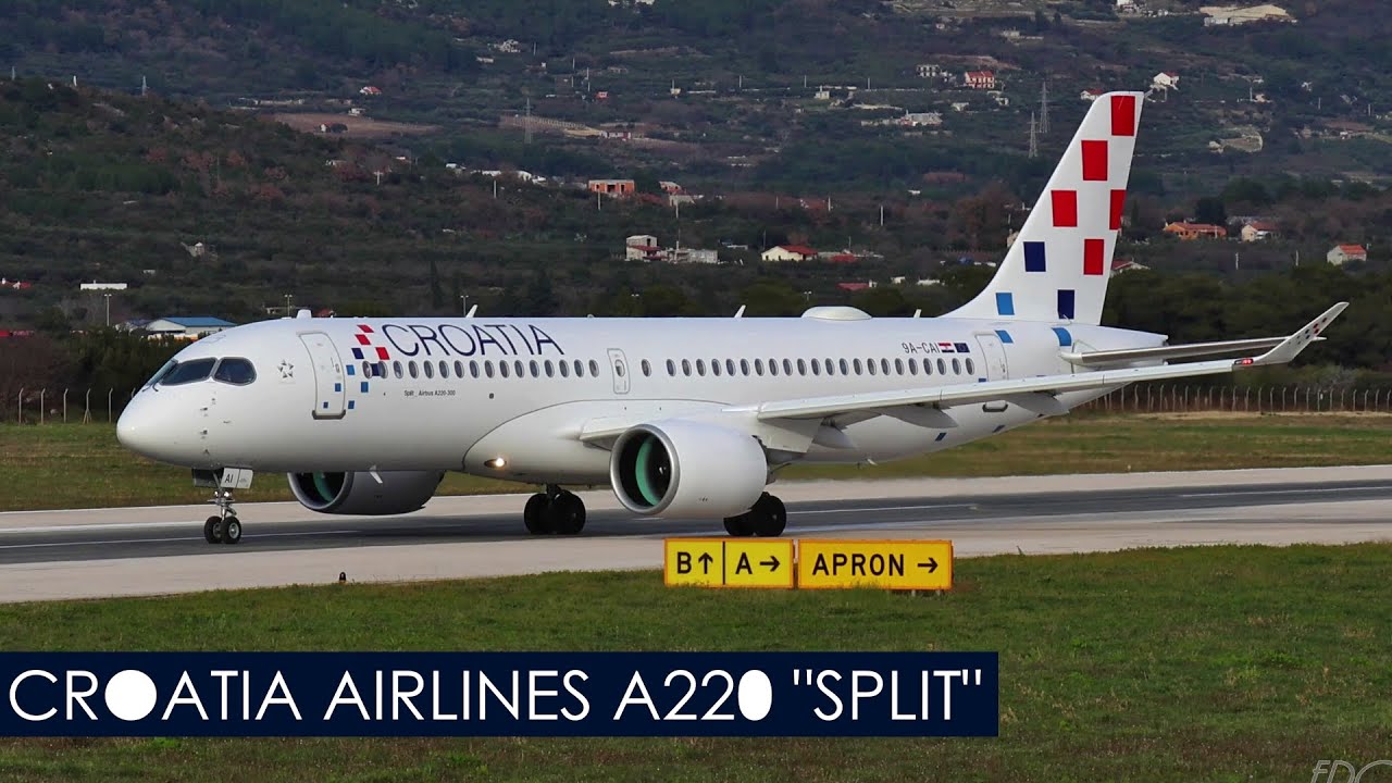 Croatia Airlines - Second Airbus A220-300 