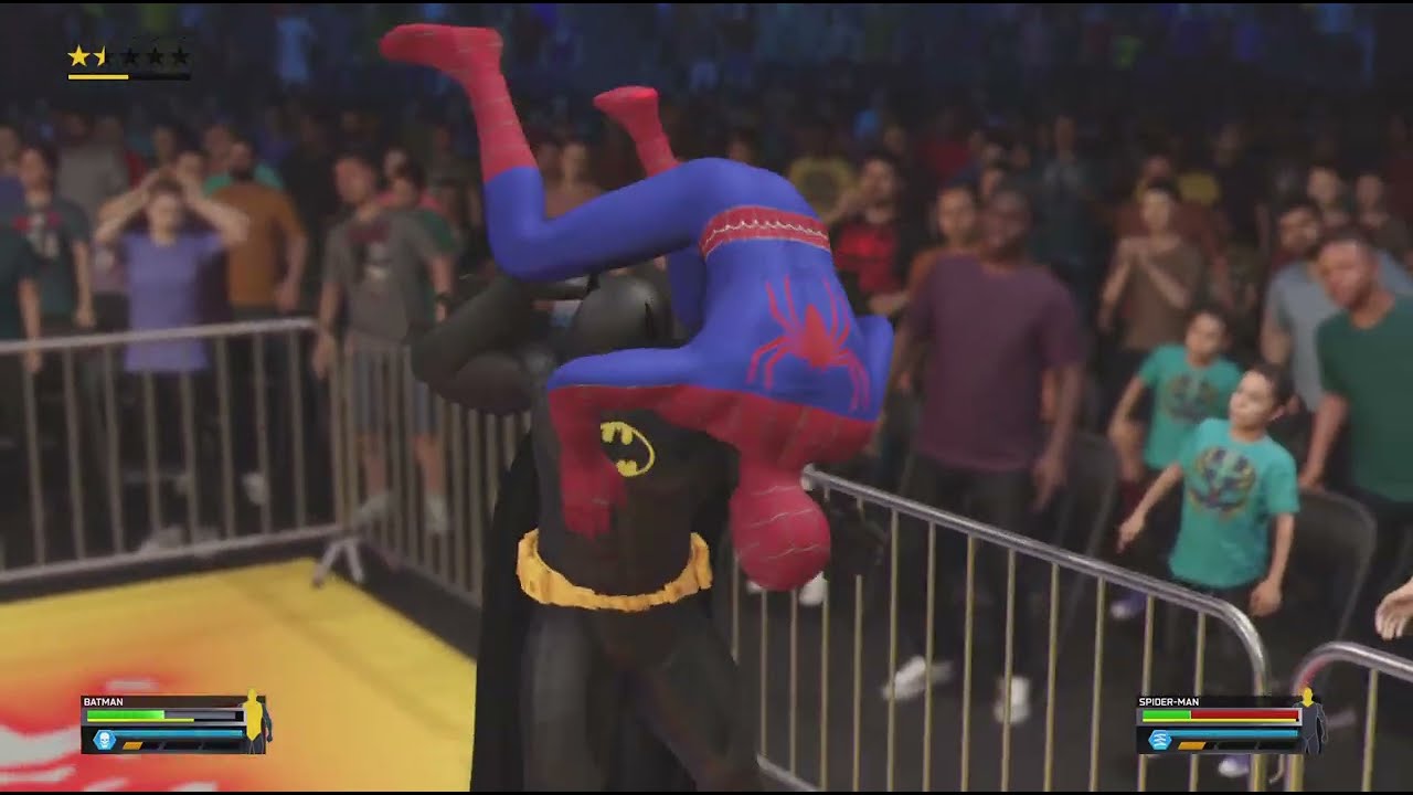 WWE/WCW 2K25: Batman vs. Spider-Man