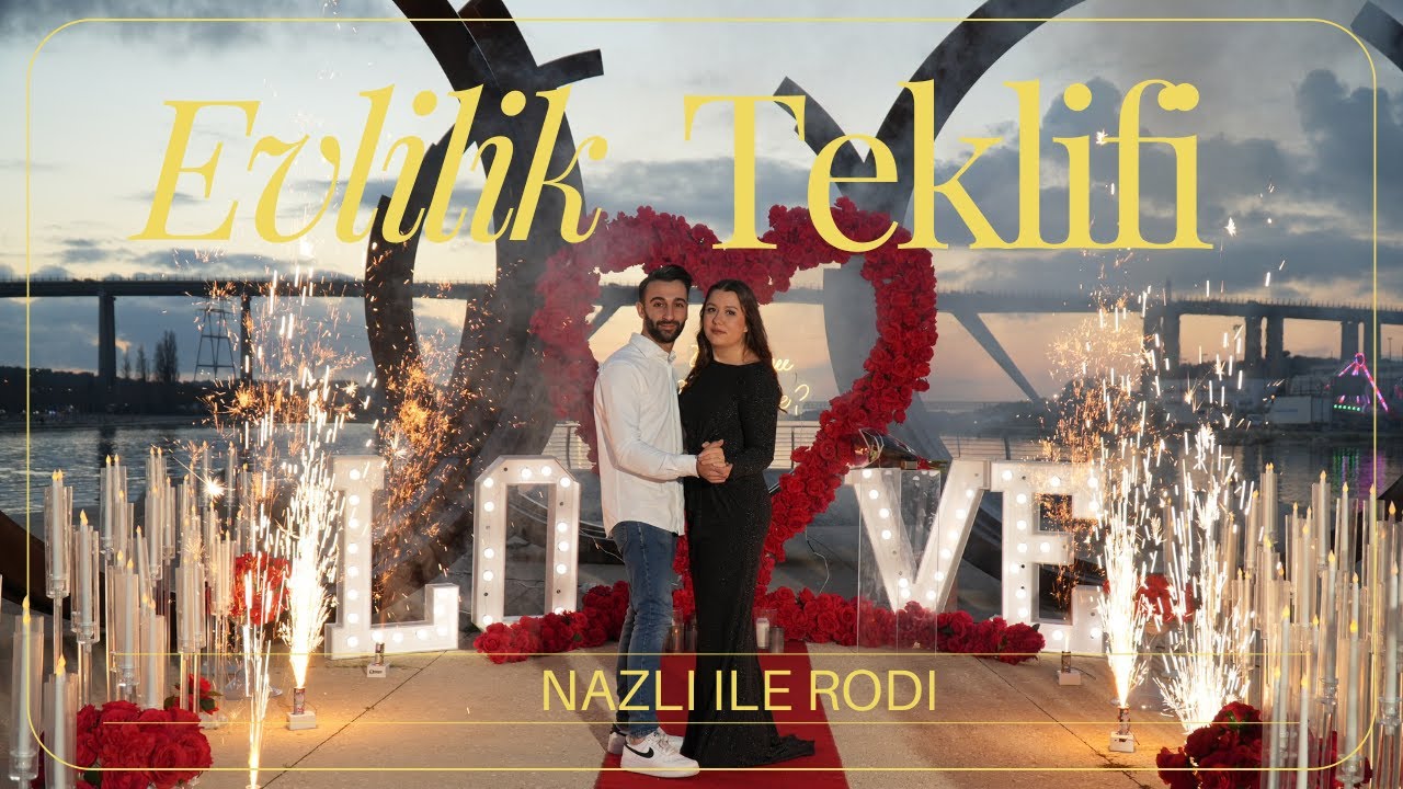 NAZLI ile RODI evlilik teklifi fransa marseille