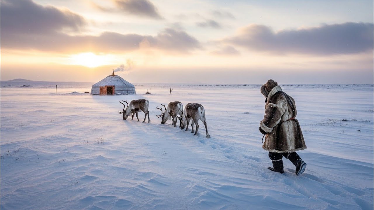 Life in Extreme Winter | Nomad Survival in a Frozen Steppe | Cinematic Documentary