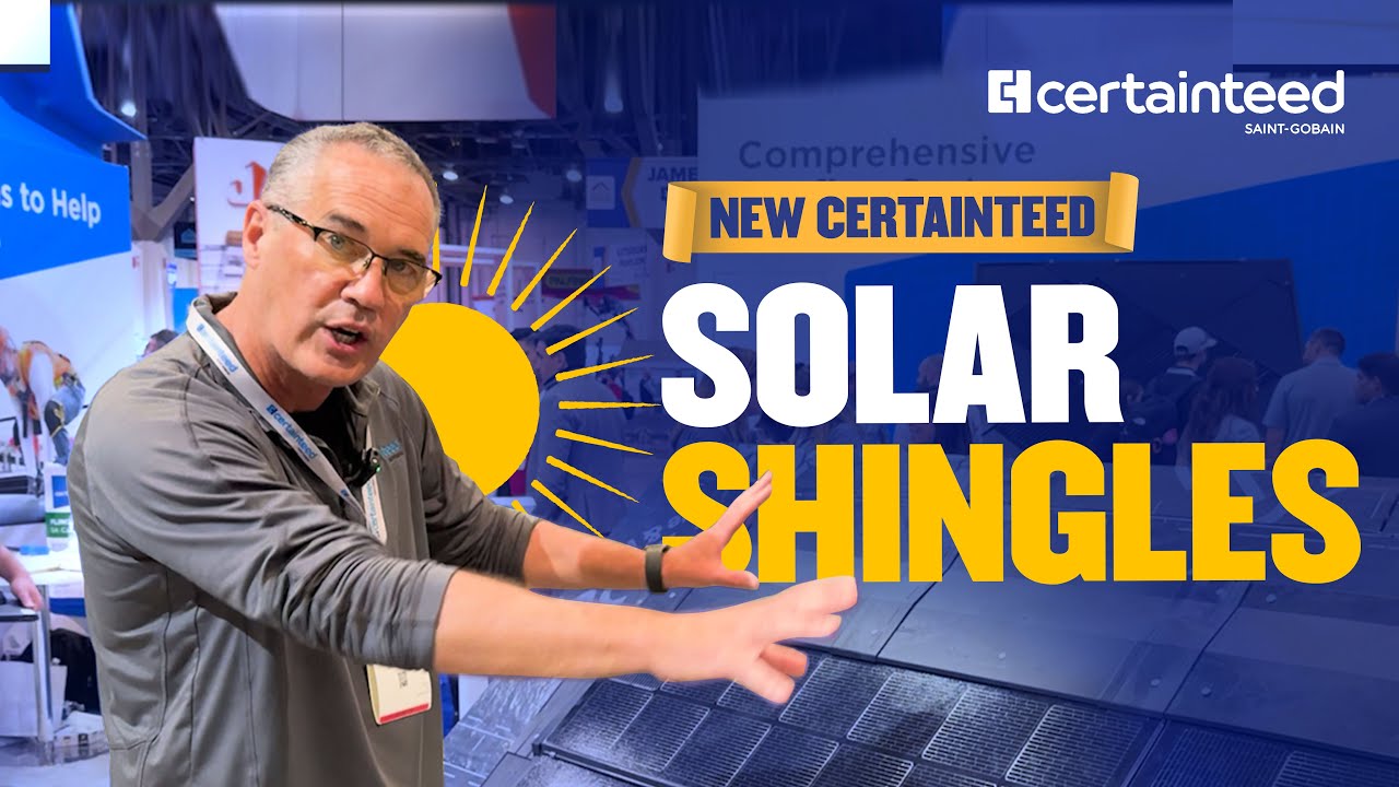 Easy to Install, Beautiful Solar Shingles by Certainteed