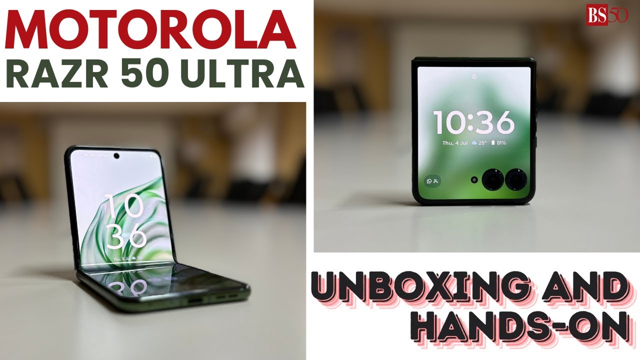 Motorola Razr 50 Ultra: Unboxing India unit | Flip-type foldable smartphone | Razr 50 Ultra unboxing