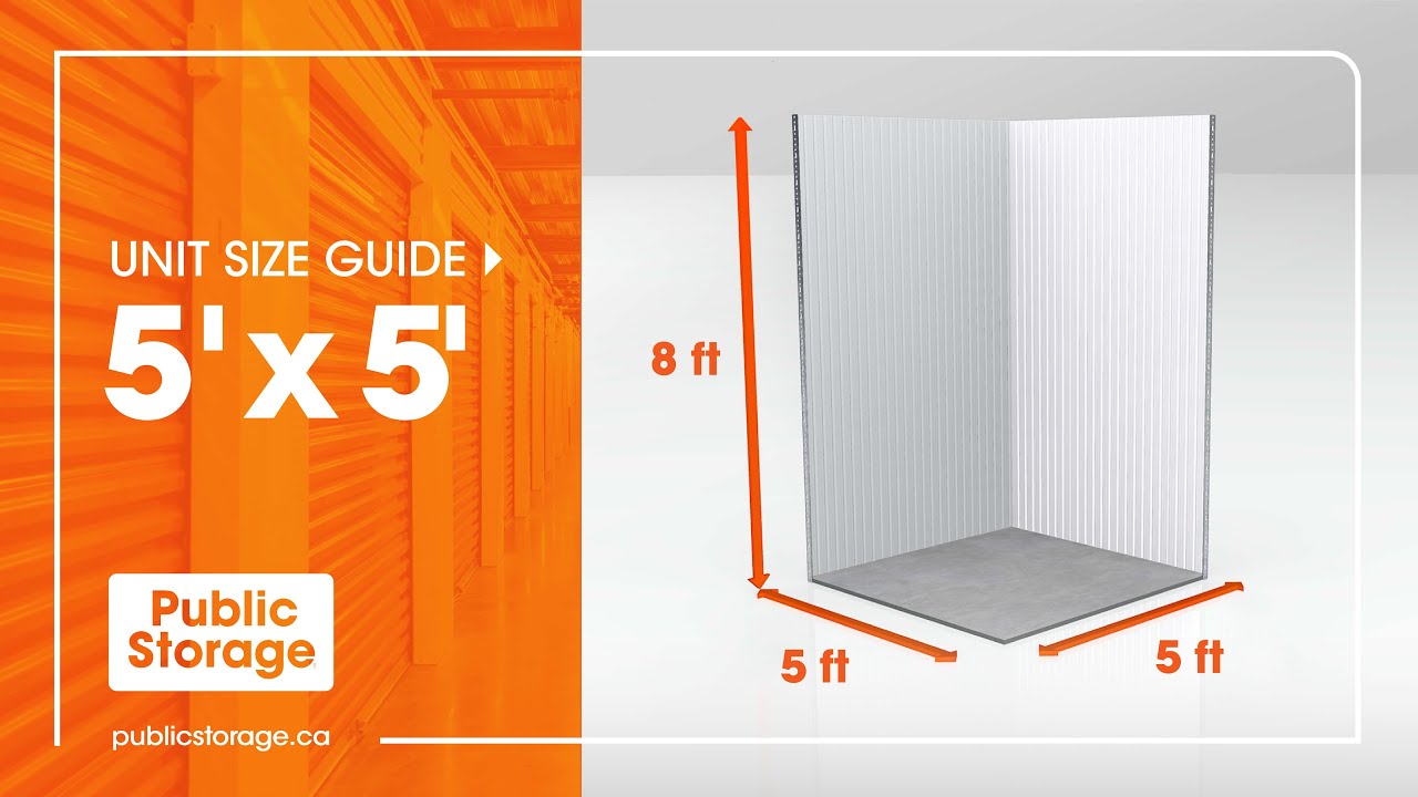 What Can You Fit In A 5x5 Storage Unit? | Public Storage Canada