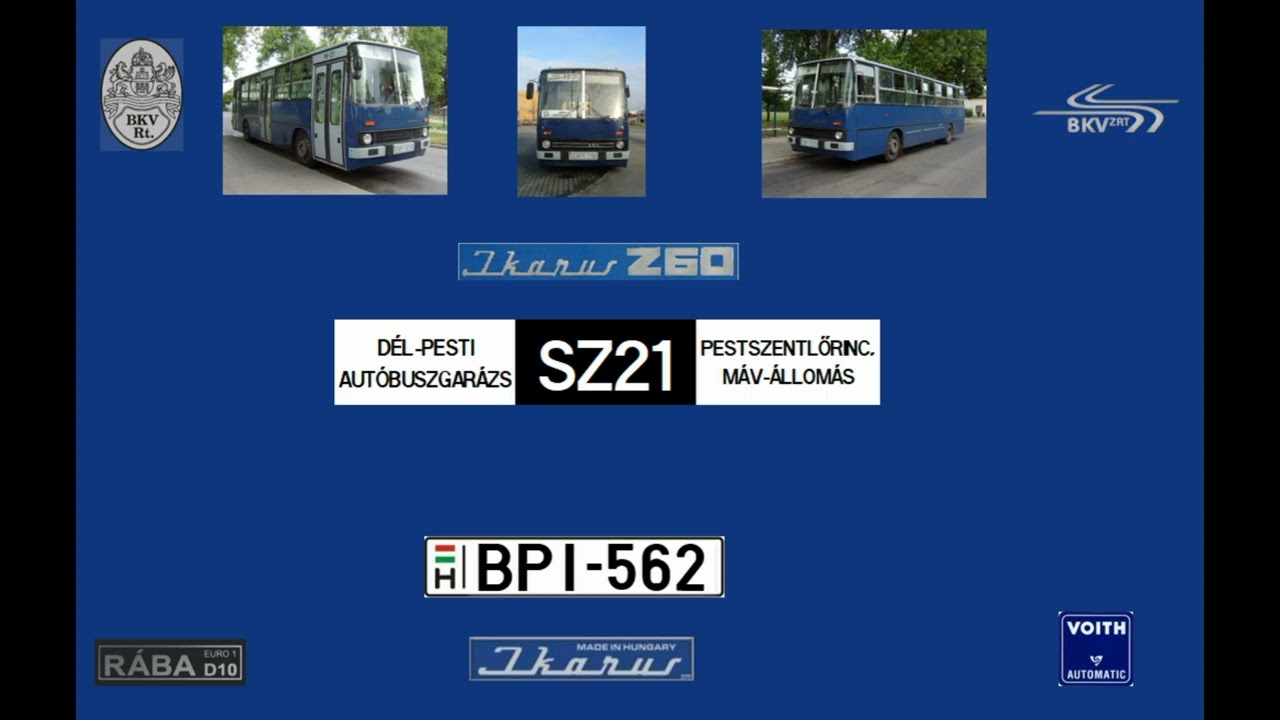 [SOUND] BPI-562 BKV SZ21-SZ24 Ikarus 260.46 /Budapest Bus Sound/