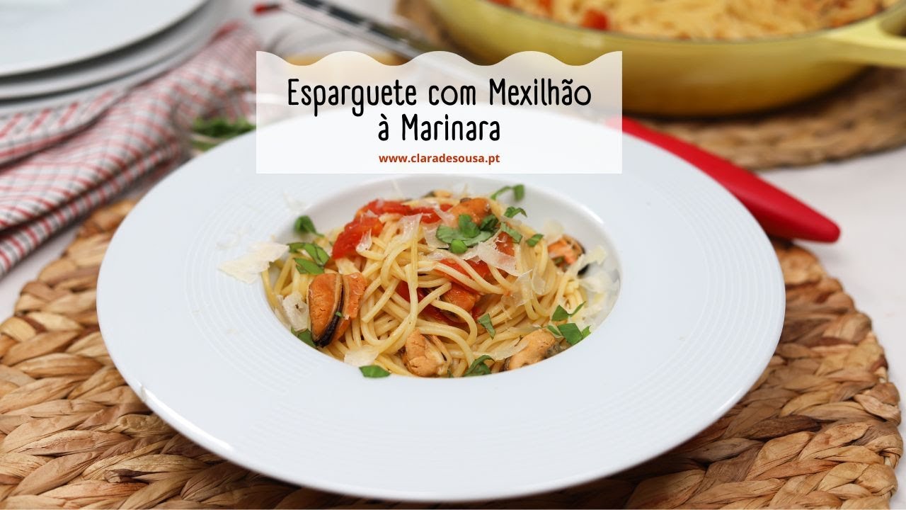 Esparguete com Mexilhão à Marinara