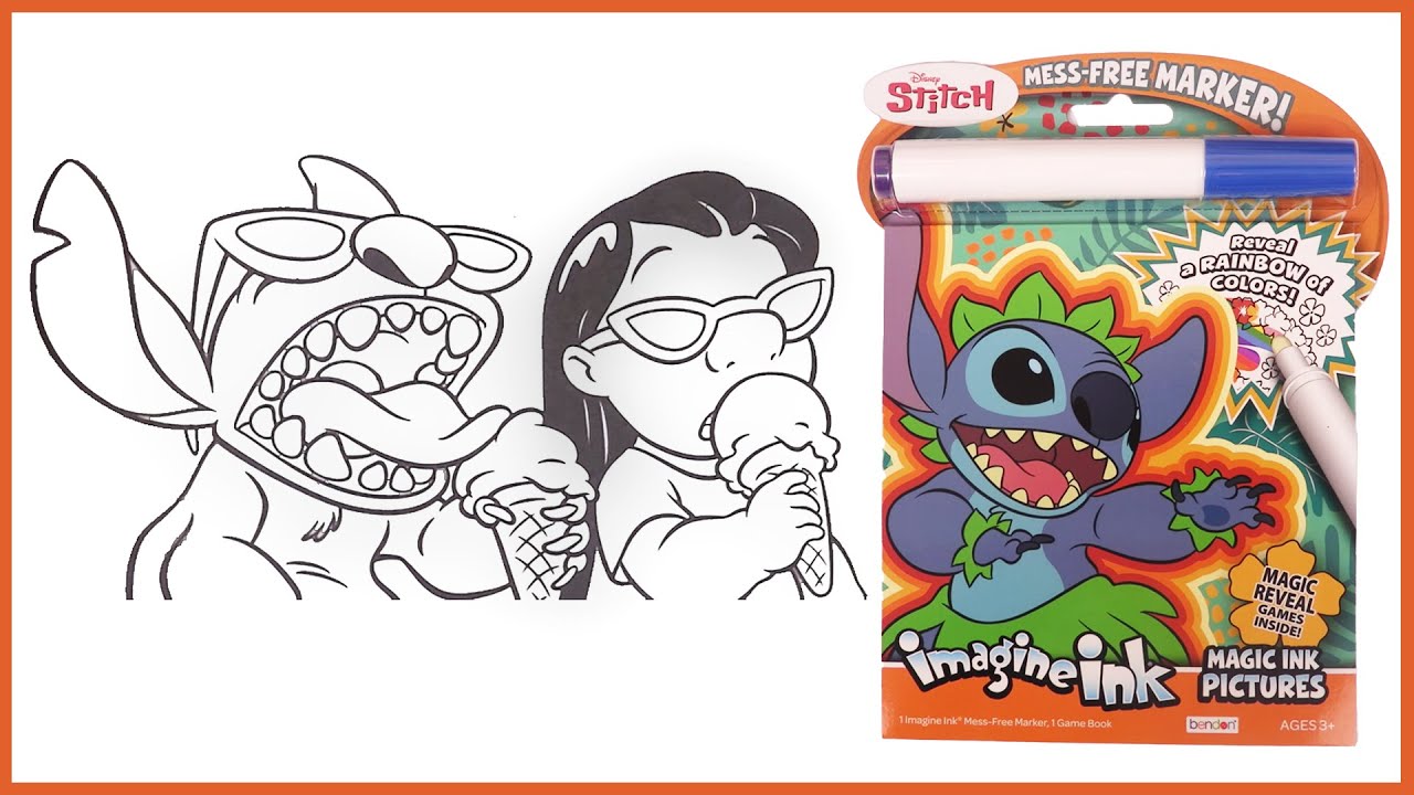 Lilo et Stitch Activités et Coloriage Imagine Ink