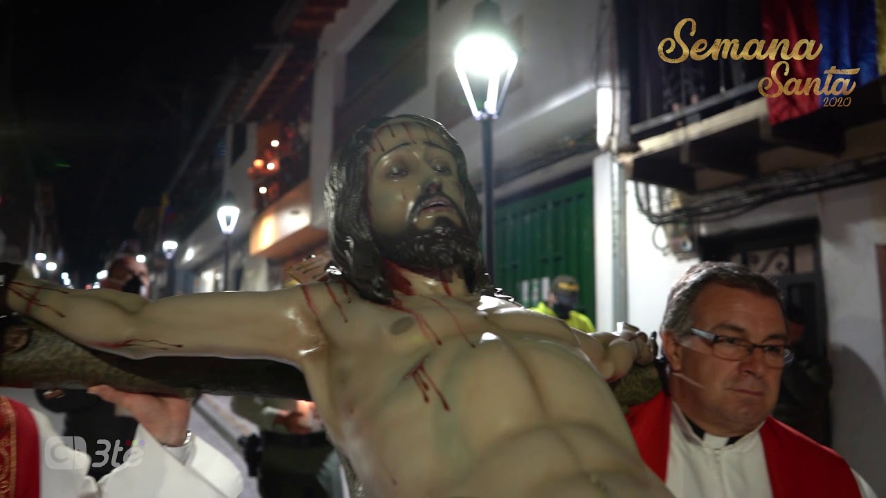 Procesión Viernes Santo 2020, Parroquia Nuestra Señora del Rosario, El Retiro Antioquia