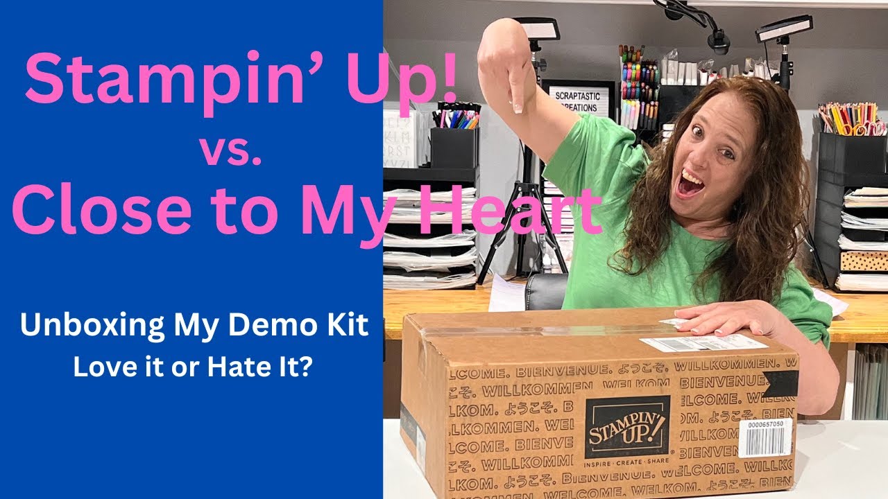 Stampin' Up! vs. Close to My Heart | Unboxing My Stampin' Up Kit Product Share Do I Love or Hate It