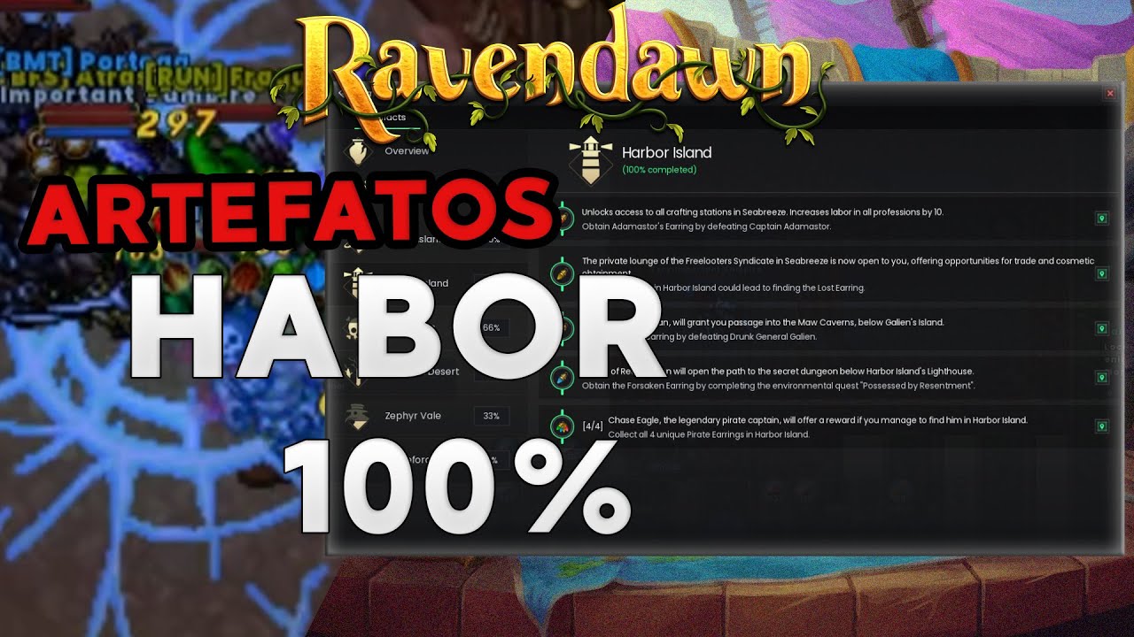 Como COMPLETAR OS ARTEFATOS DE HARBOR event possessed by resentment - RAVENDAWN - RAVENQUEST