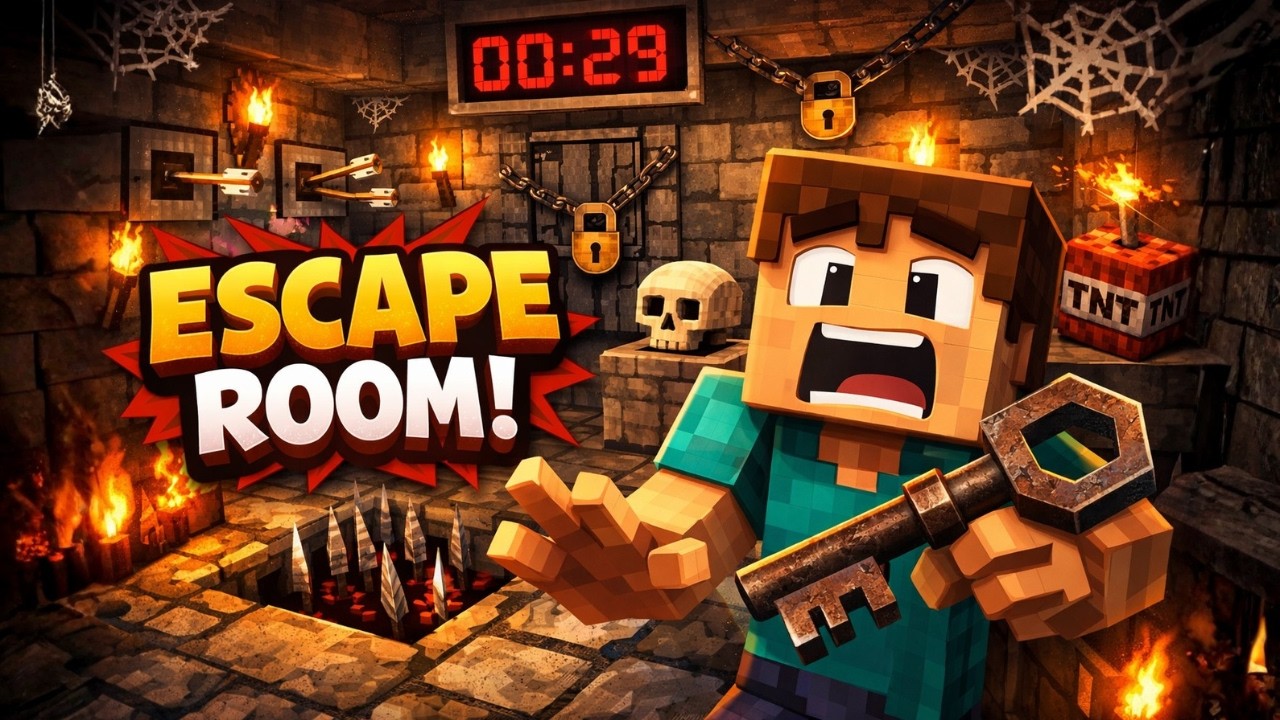 CAN I ESCAPE!? - MINECRAFT ESCAPE ROOMS