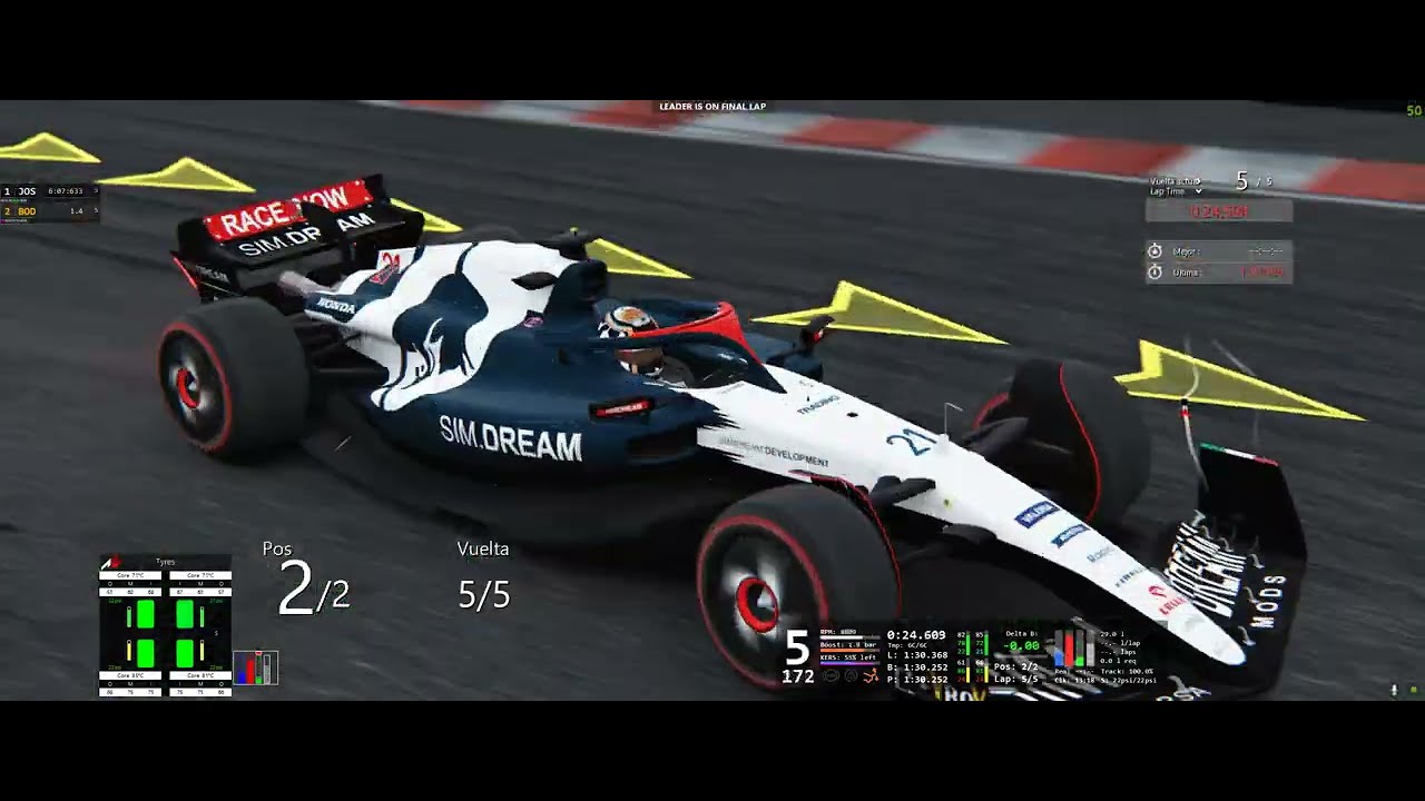 Assetto Corsa Circuito Madrid Valdebebas Mostr&aacute;ndolo