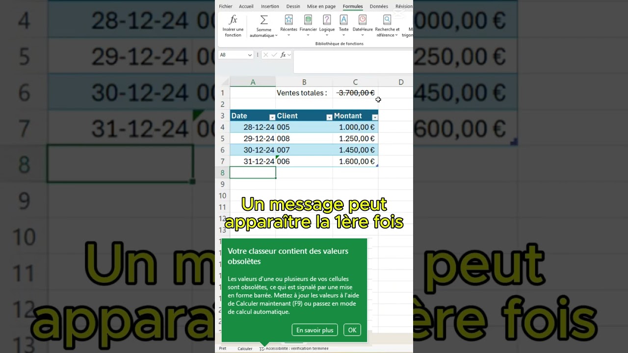 Nouveaut&eacute; Excel de 2024 : Mise en Forme des Valeurs Obsol&egrave;tes  ! 🚀
