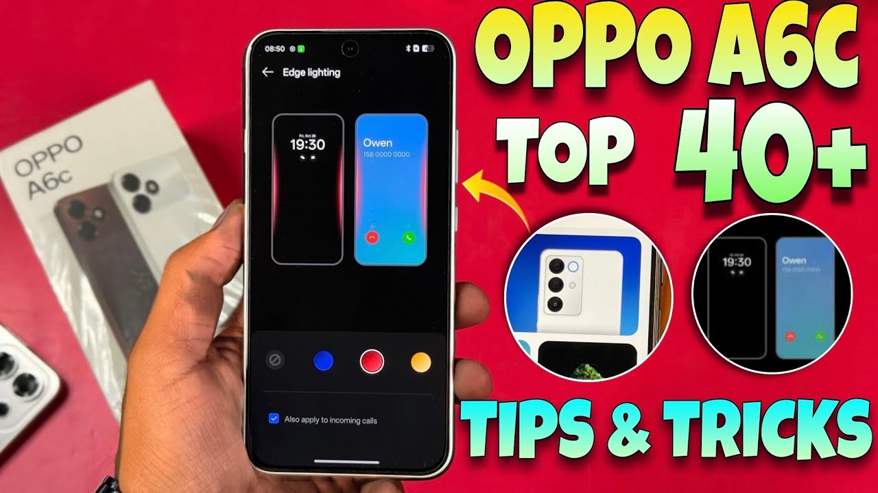 Oppo A6c Best Tips And Tricks | Top 50++ | Hidden Features | Oppo A6C