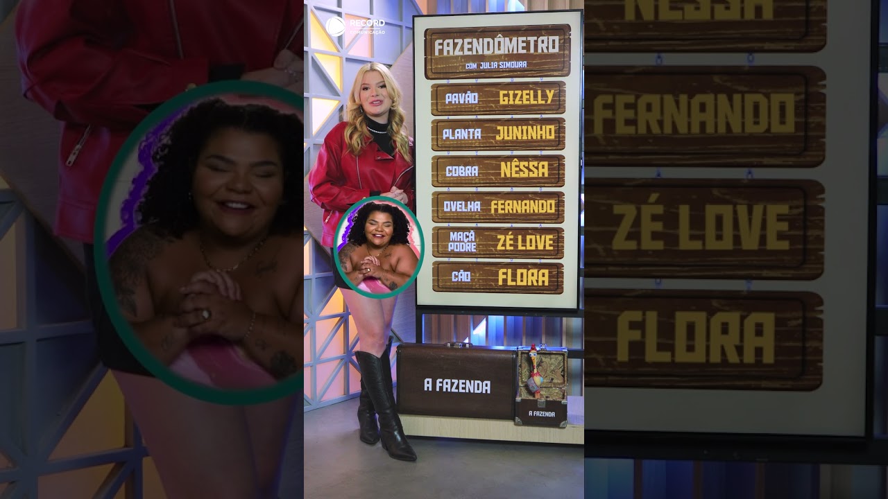 🗓️ Segundou! E hoje rolou Fazend&ocirc;metro 🤠 com Julia Simoura , a quinta eliminada de A Fazenda 16 🌻.