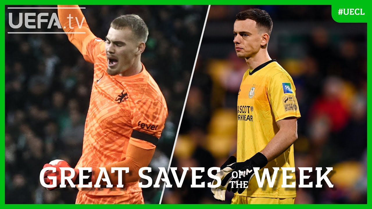 #UECL Great Saves Matchday 2 | Jørgensen, Pöhls
