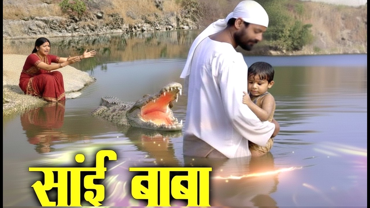 मगरमच्छ जब नदी के किनारे से बच्चे को खींच लाया तो साईं बाबा ने कैसे बचाया | Shirdi Sai Chamatkar |