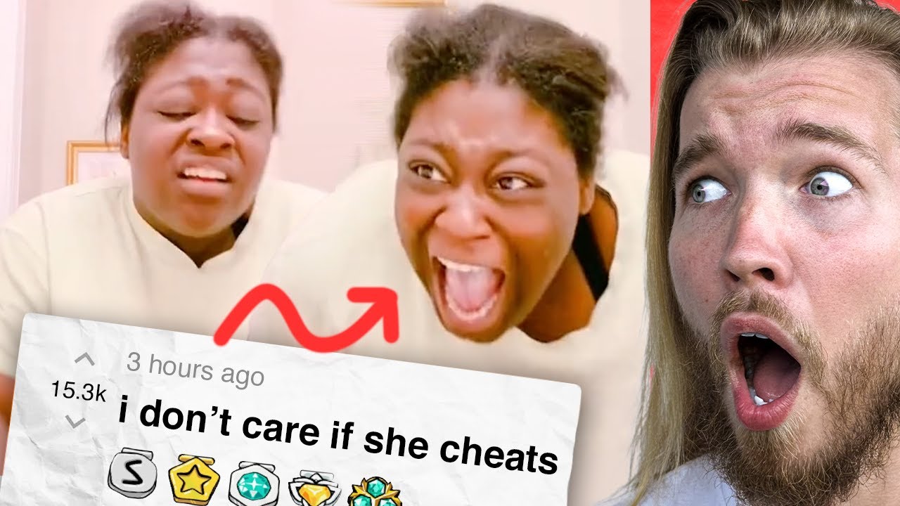 My girlfriend wants to DUMP me because I don’t care if she cheats on me! | REACTION