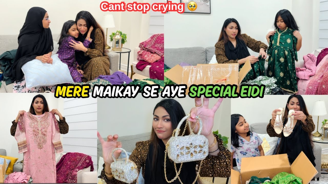Ammi ne Bheji Eidi Dekh k aansu ruk na paaye 💔🥺 Yeh sirf parcel nahi… ghar ki khushboo hai 🇵🇰