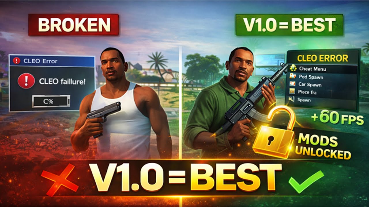 How to Downgrade GTA San Andreas to Version 1.0 (Easy Guide!) | GTA San Andreas Downgrade 1.0