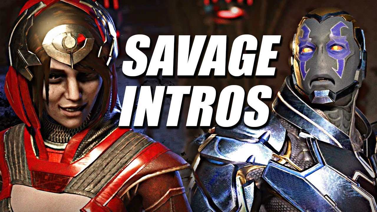 Injustice 2 - All Enchantress SAVAGE Intro Dialogues!!