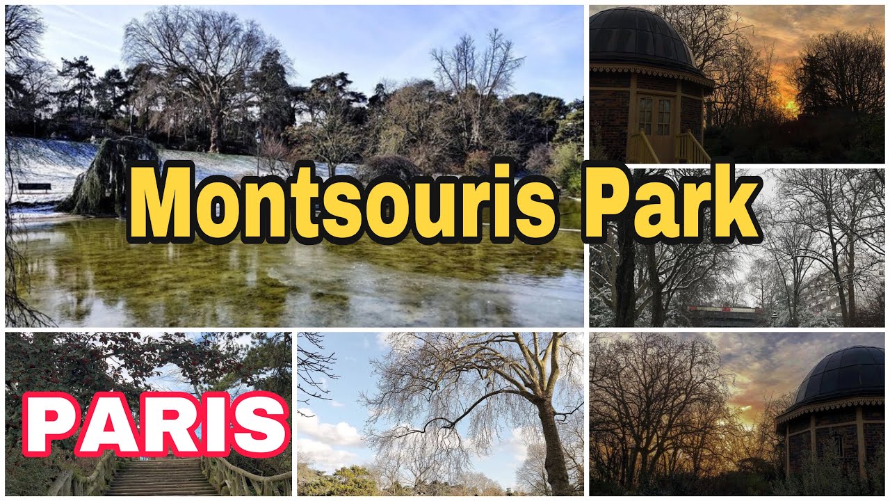 PARIS,france Walking IN Parc-de-(Montsouris (PARK))
