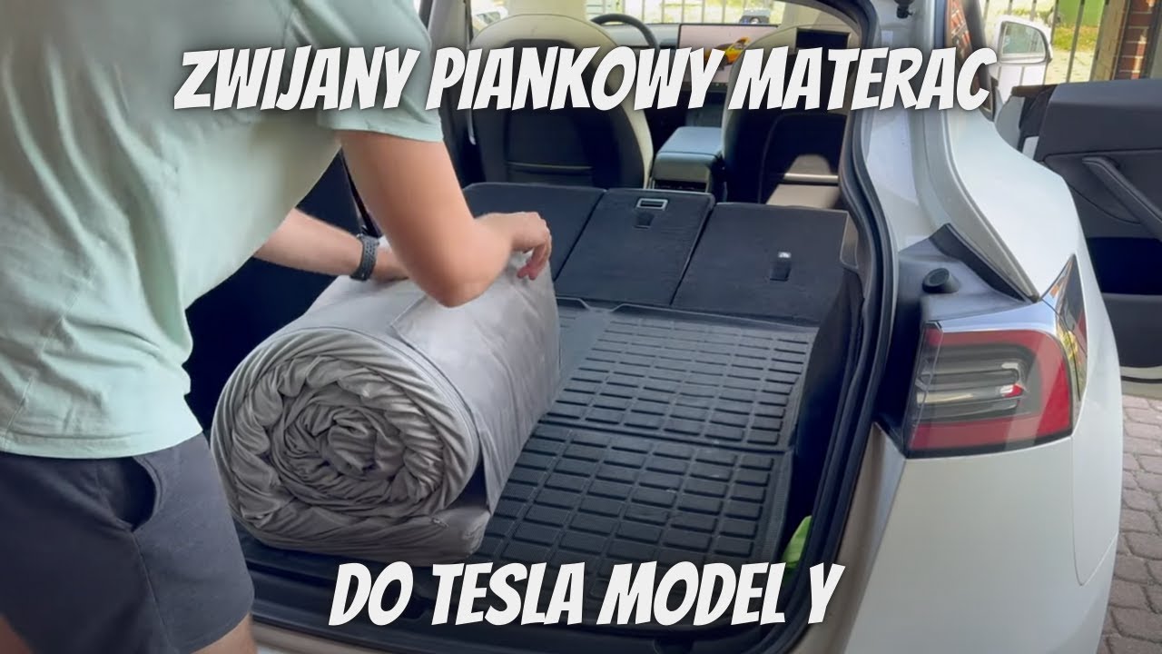 Zwijany materac bez dmuchania - TESCAMP do Tesla Model Y