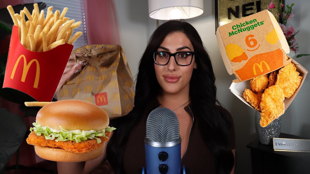 ASMR MCDONALDS MUKBANG PART II