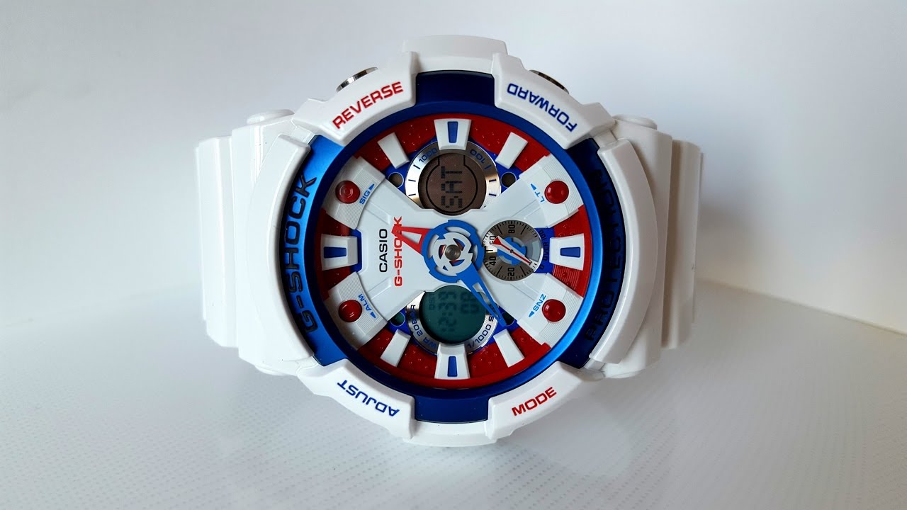 Обзор и настройка Casio G-Shock GA-201TR-7A