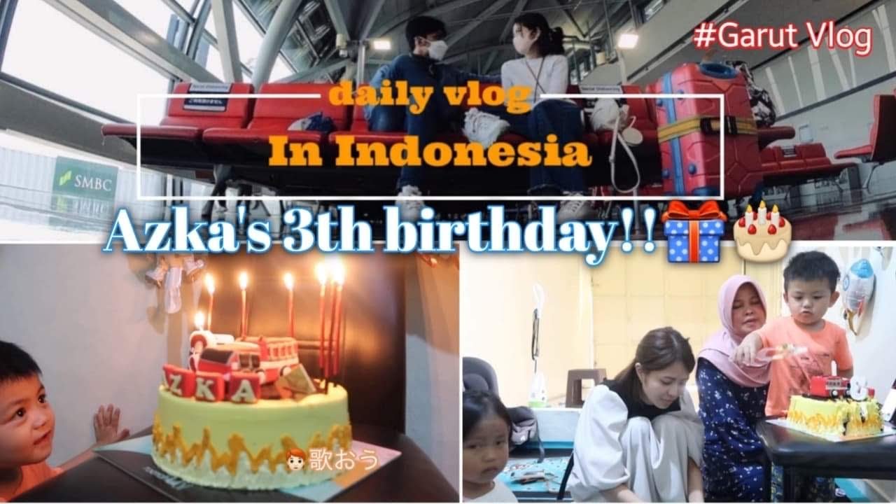 Rayakan Ulang Tahun Azka di Garut