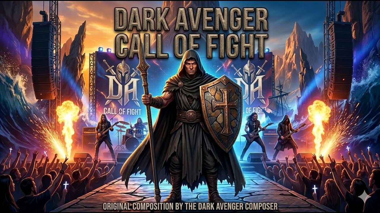 DARK AVENGER - CALL OF FIGHT guitar by Leonel Valdez
