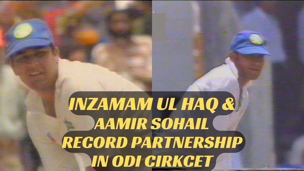 OnThisDay | Inzamam ul Haq & Aamir Sohail Record 2nd Wkt Partnership Pakistan vs New Zealand 1994 |